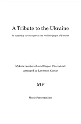 A Tribute to the Ukraine Orchestra sheet music cover